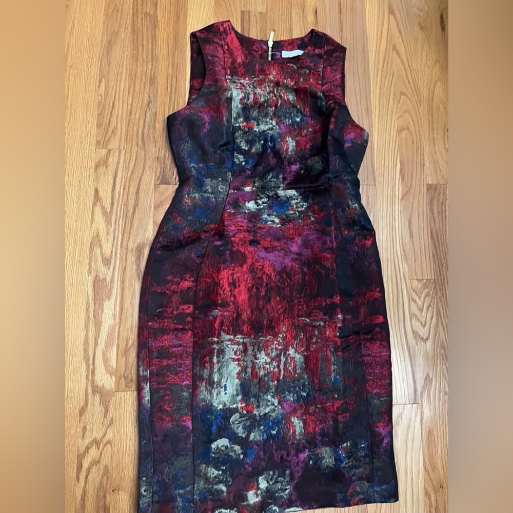 Calvin Klein Elegant Multicolor Sleeveless Dress